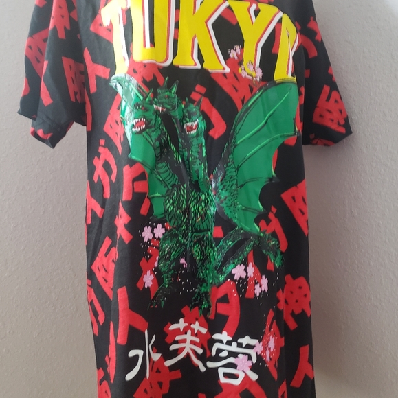 Just In: Mens Edgy Reason Brand Tokyo Dragon Tee - Picture 10 of 14